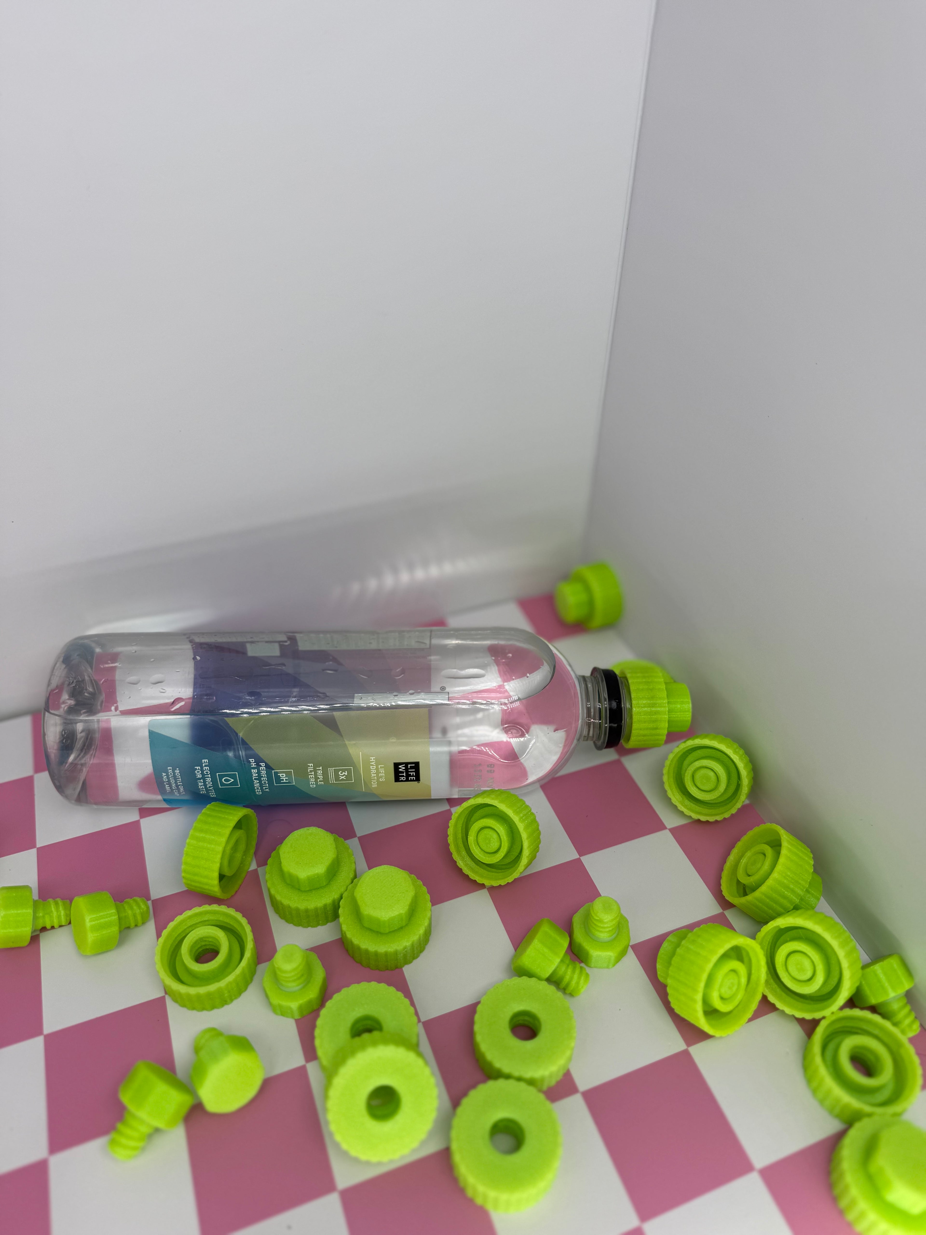 ENFit Water Bottle Flush Cap Adapter